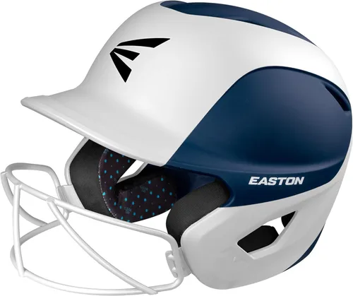 Miniatura 21 de Easton Casco de bateo Ghost con máscara Sóftbol de lanzamiento rápido Mate de dos tonos Múltiples estilos Negro/Blanco