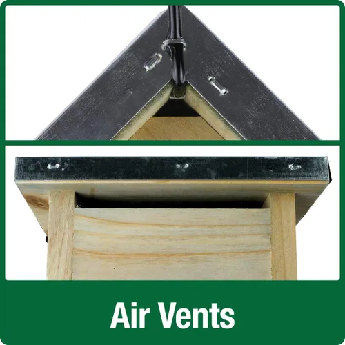 Miniatura 5 de Wild Wings WWGH1-DECO - Casa galvanizada de cedro desgastado