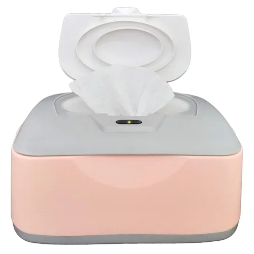Calentador de toallitas húmedas para bebés, dispensador, soporte y estuche - Interruptor de encendido/apagado fácil de presionar, solo disponible en