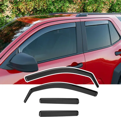Miniatura 9 de Xipoo Deflector de lluvia compatible con Ford F150 SuperCrew 15-25 Raptor F250 F350 F450 F550 Repuesto para accesorios 15-25 F-150