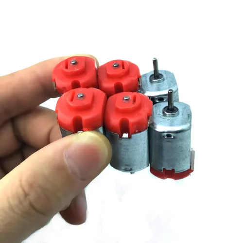 Miniatura 6 de EUDAX Juego de 6 motores de corriente continua, mini motor eléctrico para pasatiempos de 3V -12V 25000 RPM, fuerte magnético con hélice de eje, 2