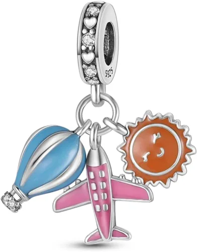 Miniatura 10 de Pandach 925 Sterling Silver Charms for Bracelets Necklace with 5A CZ Stones Dangle Pendant Bead Jewelry Beads Gifts for Women