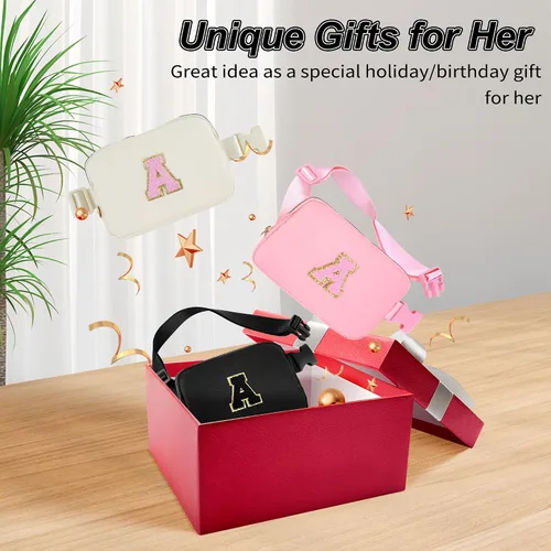 Miniatura 7 de Riñonera para niñas y mujeres, cangurera personalizada, Crema, 5,5 pulg., A