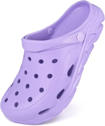 Miniatura 8 de Zuecos de jardín para hombres y mujeres con soporte de arco, sandalias deslizantes clásicas unisex para adultos para exteriores, playa, piscina