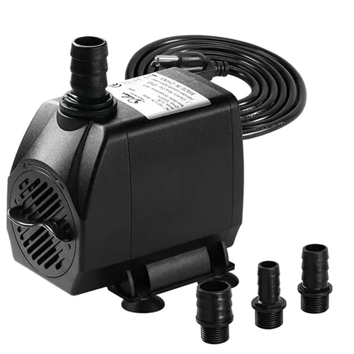 Miniatura 14 de Simple Deluxe 660 GPH 45W Bomba de agua de succión inferior de mesa (2500 L/H) con 3 boquillas para tanque de peces, estanque, acuario