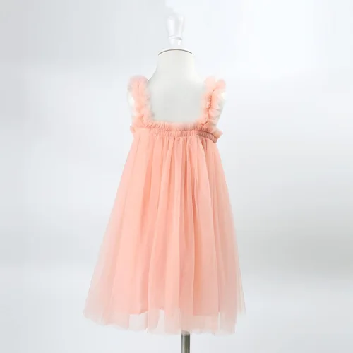 Miniatura 4 de HOOLCHEAN Vestido sin tirantes de tul esponjoso para bebés y niñas pequeñas