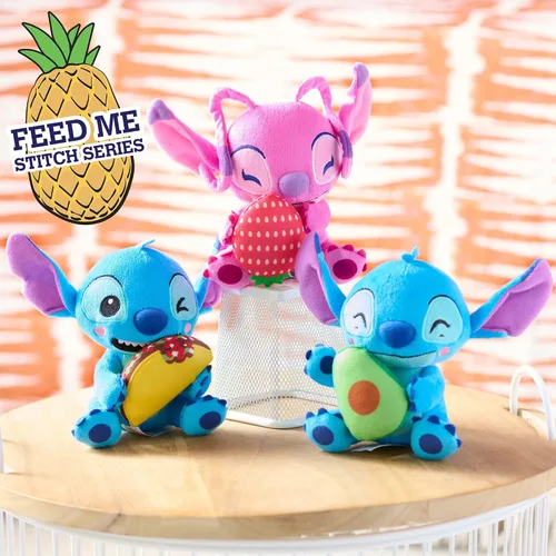 Miniatura 3 de Disney Stitch - Animal de peluche pequeño de 7 pulgadas, ángel con fresa, juguetes para niños a partir de 2 años Just Play