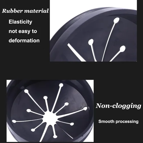 Miniatura 4 de Protector contra salpicaduras de basura para fregadero, protector contra salpicaduras de fregadero de cocina de 3-1/8 pulgadas, tapones de drenaje 1