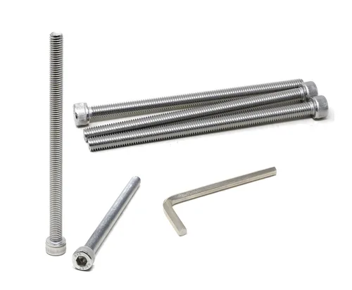 Miniatura 229 de iexcell 25 piezas M4 x 60/65/70/75/3.150 in paso de rosca 0.028 in acero inoxidable 304 cabeza hexagonal Tornillos Tornillos surtido Kit