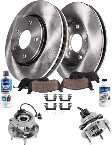 Miniatura 56 de Detroit Axle - Rotores de freno para Ford Mustang 2015 2016 2017 2018 2019 2020 2021 2022 2023 Rotores de freno de disco 2016 2017 2018 2019