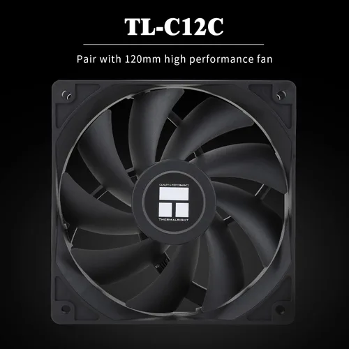 Miniatura 5 de Thermalright Assassin X 120 - Enfriador de aire para CPU SE refinado, ventilador TL-C12C PWM con 1550RPM, refrigeración de CPU de 5.827 in de alto