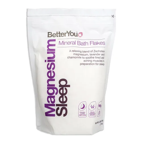 Miniatura 2 de BetterYou - Juego de dormir de magnesio unisex – 2 piezas de 3.38 oz spray corporal, 35.2 oz sal de baño