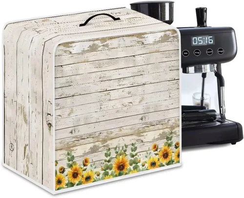 Miniatura 19 de DISNIMO Cubierta antipolvo para cafetera de mariposa azul, fundas para máquina de hacer café de cocina con mango superior, cubierta