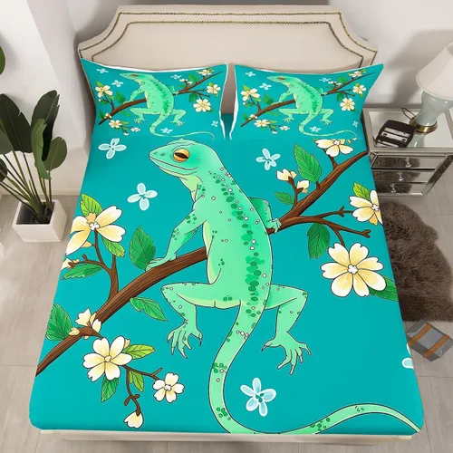 Miniatura 23 de Erosebridal Phoenix - Juego de sábanas de tamaño matrimonial, juego de sábanas bajeras de Phoenix con estampado de pájaro mágico para niños, Color 14