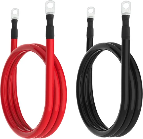 Miniatura 28 de Cable de batería 1/0 AWG 1/0AWG Calibre Cables de inversor de batería para automotriz, solar, marino, barco, RV, automóvil, motocicleta