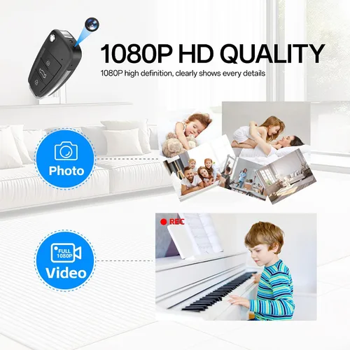 Miniatura 2 de 1080P Mini cámara para el hogar 64GB cámara de seguridad cámara interior con detección de movimiento