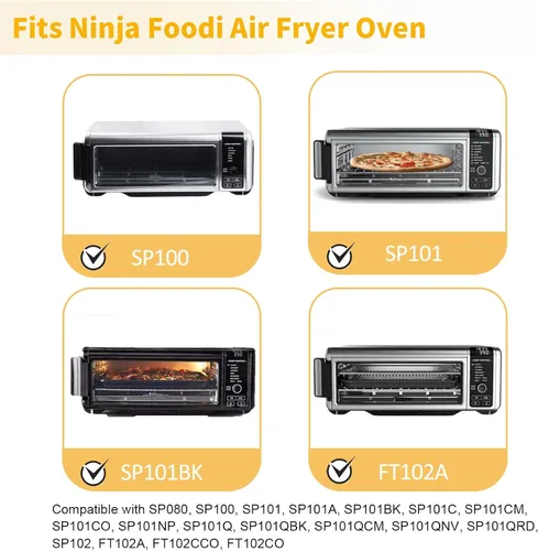 Miniatura 4 de Bandeja de migas de acero inoxidable 304 SP100 SP101 de repuesto para horno de encimera Ninja Foodi Digital Air Fry SP080 FT102CO bandeja de goteo