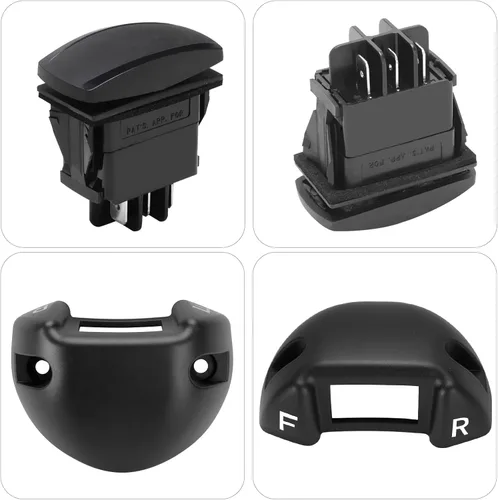 Miniatura 3 de Roykaw Interruptor de avance y retroceso de carrito de golf de 48 V con montaje de carcasa de repuesto para modelos eléctricos Club Car