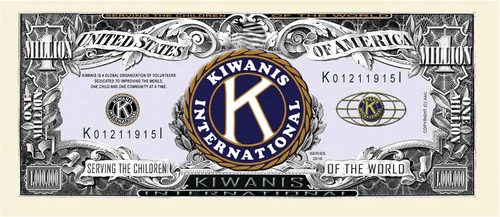 Miniatura 2 de American Art Classics Kiwanis Millones de Dólares Billetes - Paquete de 50