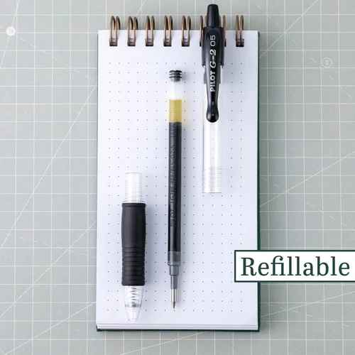 Miniatura 2 de PILOT, G2 Premium - Bolígrafos de gel de punta extrafina de 0.020 in, paquete de 98, color negro