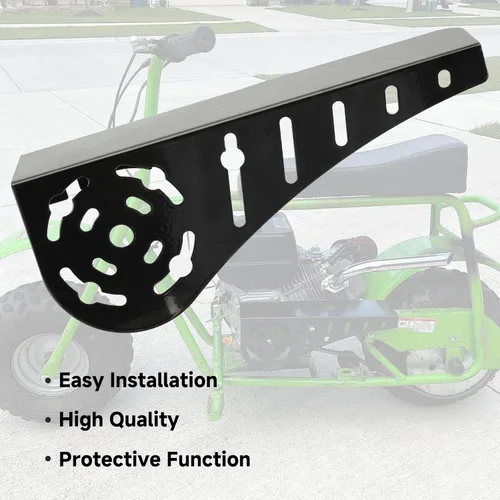 Miniatura 6 de YOXUFA Mini Protector de Cadena de Minimoto Cubierta de Embrague de Repuesto para Predator 212 196cc 224cc Coleman CT200U Baja Warrior MB200