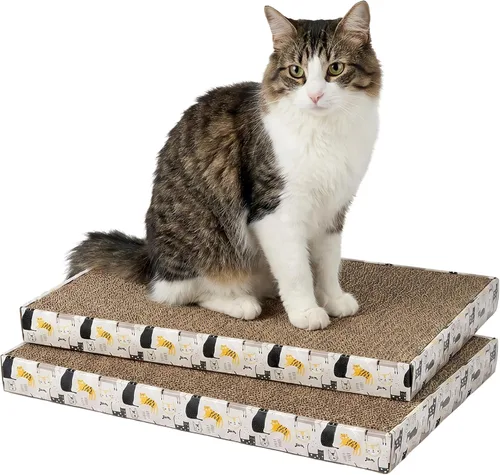 Miniatura 19 de Kitty City Clip rascador para gatos sobre la puerta – Soporte vertical para rascador para gatos – Protege muebles y puertas – Se adapta a la mayoría