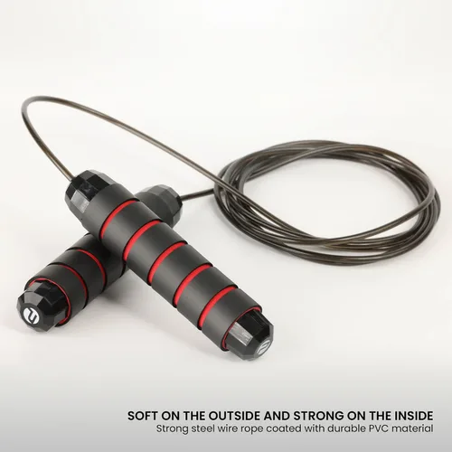 Miniatura 2 de Limm Adjustable Jump Rope for Workout - All-Purpose Exercise Jump Rope Kids & Adults Love with Tangle-Free, Comfortable Foam Handles - Best