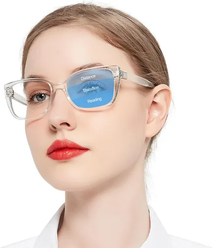 Miniatura 8 de OCCI CHIARI Gafas de lectura bifocales progresivas para mujer, transición, multifocales, bloqueador azul