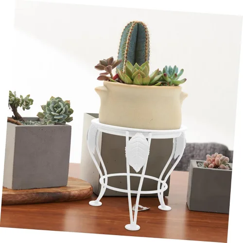 Miniatura 5 de COLLBATH Soportes para plantas exteriores e interiores, mini plantas de escritorio, soporte para suculentas, plantas de casa, estante de plantas
