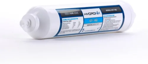 Miniatura 2 de Hydronix ICF-10Q Filtro de coco en línea 2000 Gal, 2" de diámetro externo x 10" de longitud, 1/4" conexión rápida