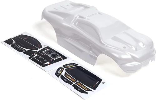SummitLink Cuerpo personalizado estilo blanco compatible con e-Revo Mini escala 1/16 RC coche o camión (camión no incluido) ERMN-PW-01