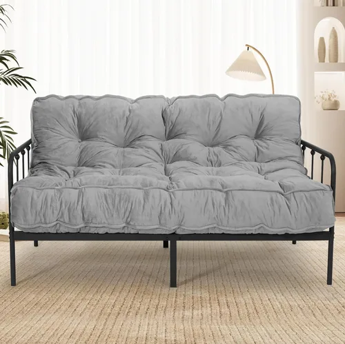 Miniatura 10 de Colchón futón de 8 pulgadas, tamaño matrimonial, futones extragruesos, sofá cama, colchón plegable japonés para adultos, colchones plegables