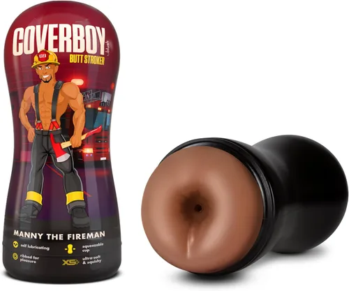 Miniatura 8 de Blush Coverboy Bad Boy Next Door 7.5" Masturbador autolubricante de bolsillo, realista para hombres, manga con textura acanalada, sensación similar
