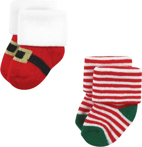 Miniatura 5 de Hudson Baby unisex-baby Holiday Newborn Terry Socks