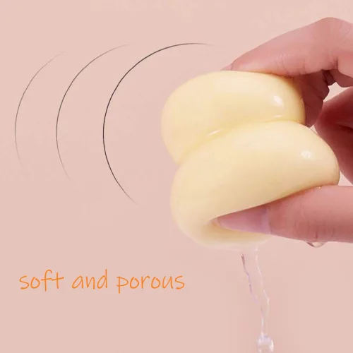 Miniatura 5 de Juego de 24 esponjas de maquillaje – 21 esponjas veganas sin látex con 3 soportes para licuadora de maquillaje, base cosmética de belleza, soplete