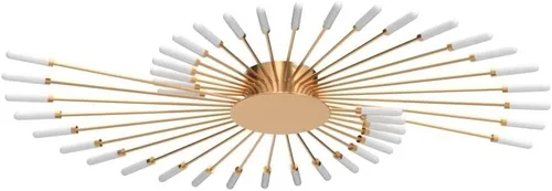 Miniatura 4 de Lámpara de techo LED moderna, con forma de flor de 42 cabezales, accesorios de iluminación para sala de estar, lámpara de montaje empotrado