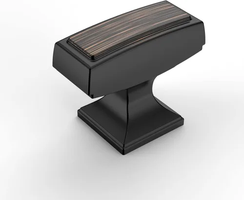 Miniatura 26 de Amerdeco ZH0010 - Paquete de 10 tiradores de gabinete de níquel satinado cepillado de 3 pulgadas (2.992 in) con agujero central para gabinetes