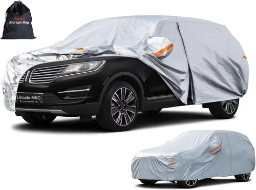 Miniatura 88 de Kayme - Cubierta completa impermeable de 6 capas para automóvil, apta para todo clima, protección para exteriores contra lluvia, rayos ultravioleta