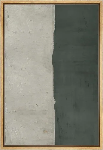 Miniatura 54 de SIGNWIN Lienzo enmarcado para pared, nubes blancas sobre el mar azul marino, pintura al óleo del océano costero, primer plano abstracto, moderno