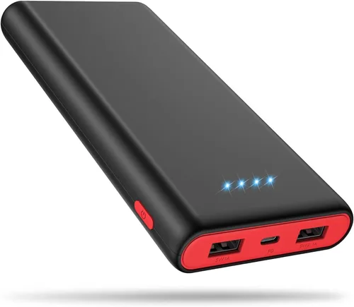 Cargador portátil de 25800 mAh, cargador de teléfono portátil de carga rápida de 5 V/3 A, 3 puertos USB, batería externa, paquete de batería