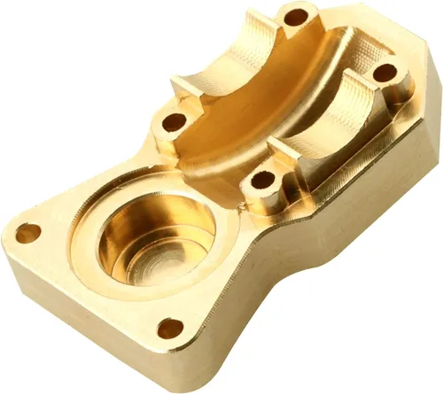 Miniatura 8 de Hobbypark Pesas de rueda de latón, adaptador hexagonal de latón, cubierta frontal trasera resistente para todas las actualizaciones axiales SCX24