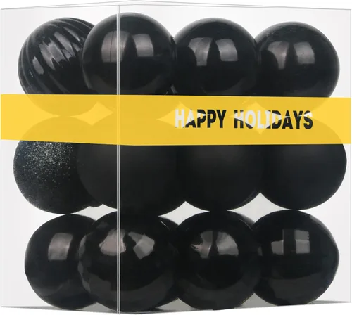 Miniatura 69 de Bolas de Navidad Grandes de 3.2" en Azul Bebé - Adornos para Árbol de Navidad, Bolas Colgantes Inastillables para Cumpleaños, Halloween, Boda