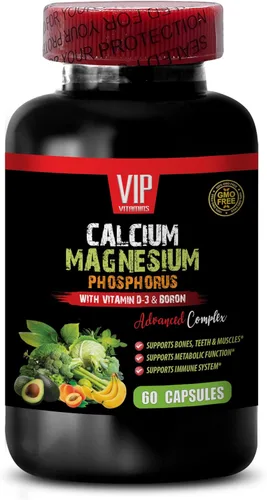 Miniatura 2 de Vitaminas para huesos y articulaciones - Calcio y magnesio fósforo, con vitamina D-3 y Boro Advanced Complex - Fósforo y magnesio, suplemento