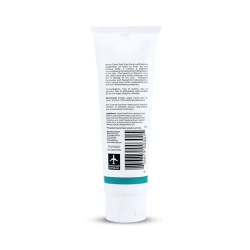 Miniatura 2 de Nordic Care peppermint Crema para el cuidado de los pies – Crema de pies de reparación intensiva con aceite de eucalipto y menta para pies secos