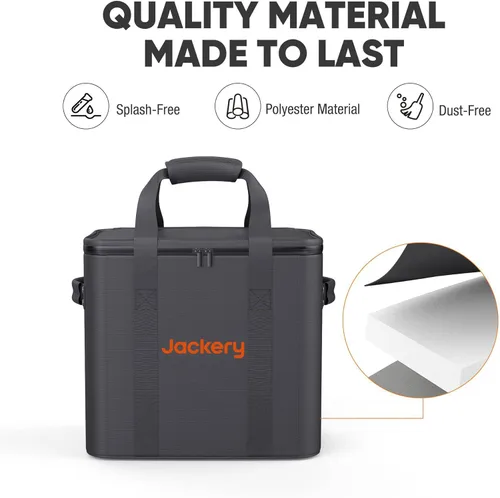 Miniatura 3 de Bolsa de Transporte Jackery (Tamaño S) para Estación de Energía Portátil Explorer 240/240 v2/300/300 Plus/500 - Negra