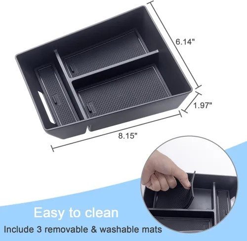 Miniatura 5 de JKCOVER Bandeja organizadora de consola central compatible con BMW X5 G05 X7 G07 (2019-2025) y X6 G06 (2020 2021 2022 2023 2024 2025) Accesorios