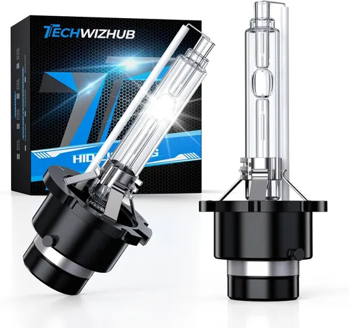 Miniatura 17 de Bombillas HID de xenón D1S, 6000 K 35 W, luz blanca fría, luz alta/baja, 66144 66140 85140 85415, bombilla de repuesto, fácil instalación, paquete