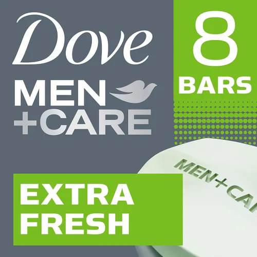 Miniatura 3 de DOVE MEN + CARE Limpiador de barra 3 en 1 para cuerpo, cara y afeitado, limpiador corporal y facial extra fresco, más hidratante que el jabón