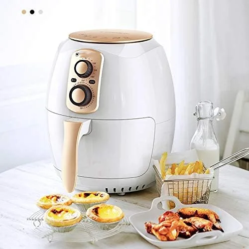 Miniatura 4 de Freidora de aire sin aceite de 3.8L Sartén eléctrica multifunción Uso doméstico Control inteligente de temperatura Utensilios de cocina