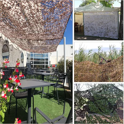 Miniatura 6 de PATIKIL Camouflage Netting Camo Net 210D Oxford Durable Camo Mesh Netting Blind Sunshade Hunting Shooting Hide Army for Camping Theme Party